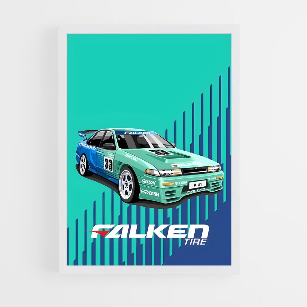 Poster Ake Tire – affiche Nissan (vue 3)